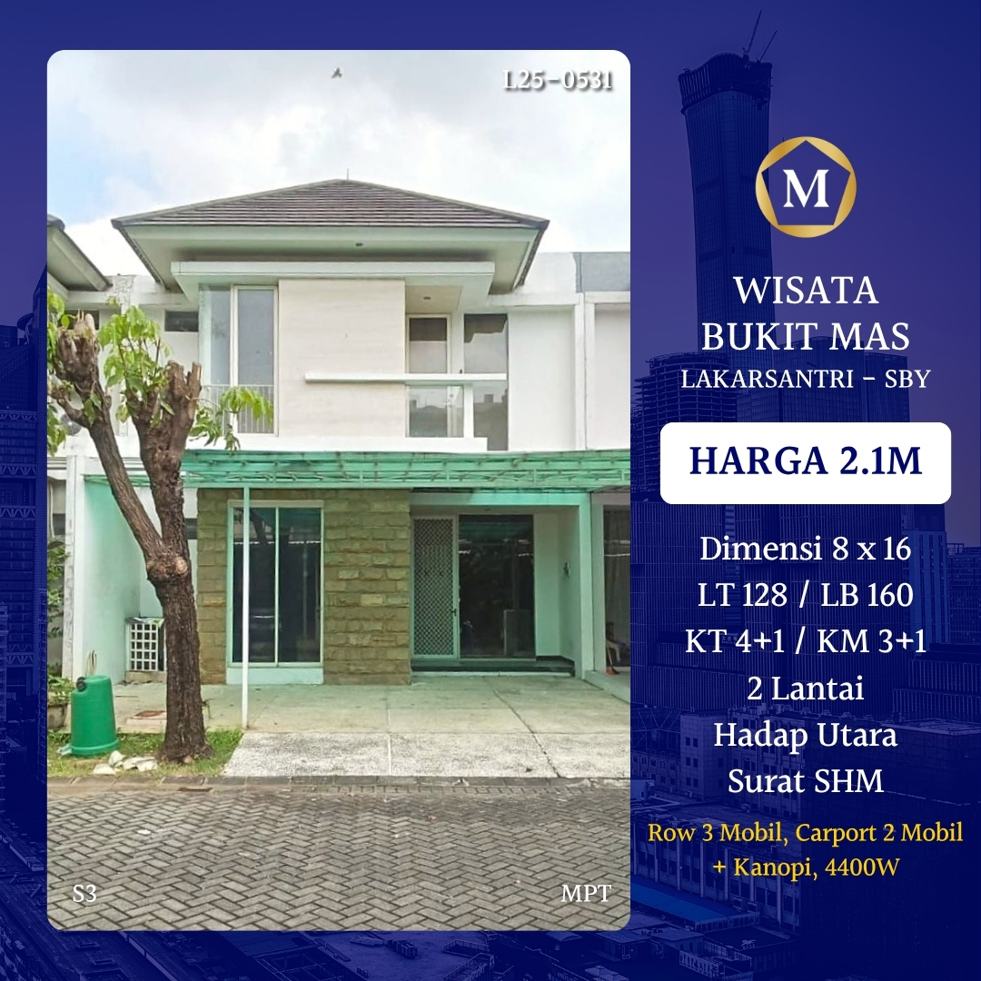 Rumah Wisata Bukit Mas Wiyung Lakarsantri Royal Residence Nego