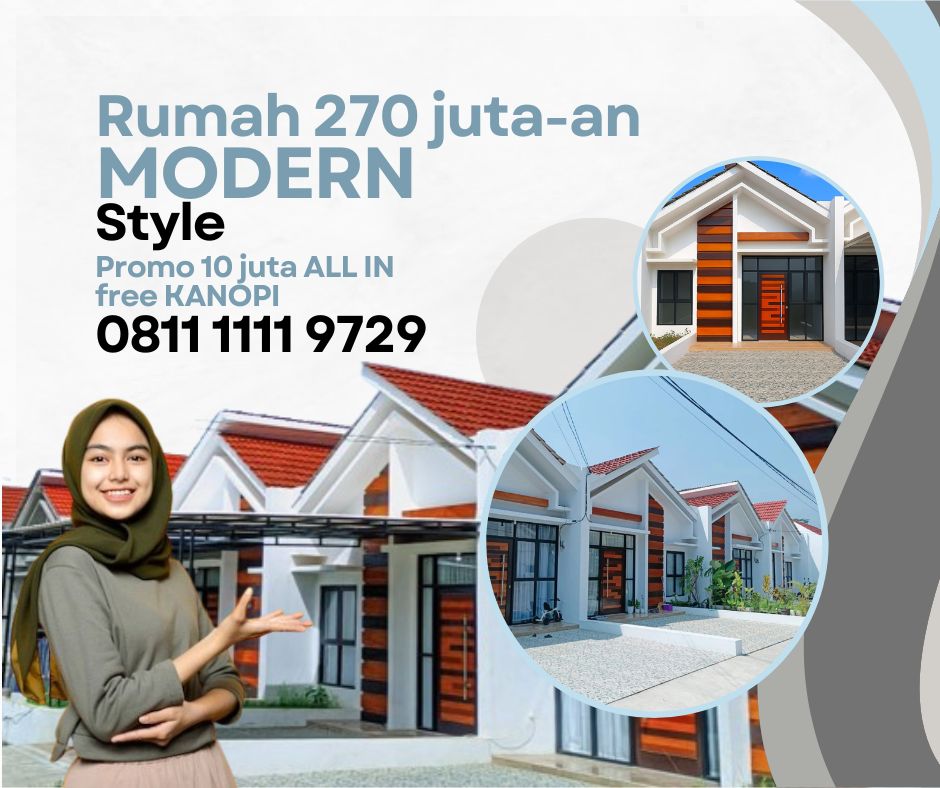 Rumah Kekinian Deket Alun-Alun!cicilan flat free kanopi
