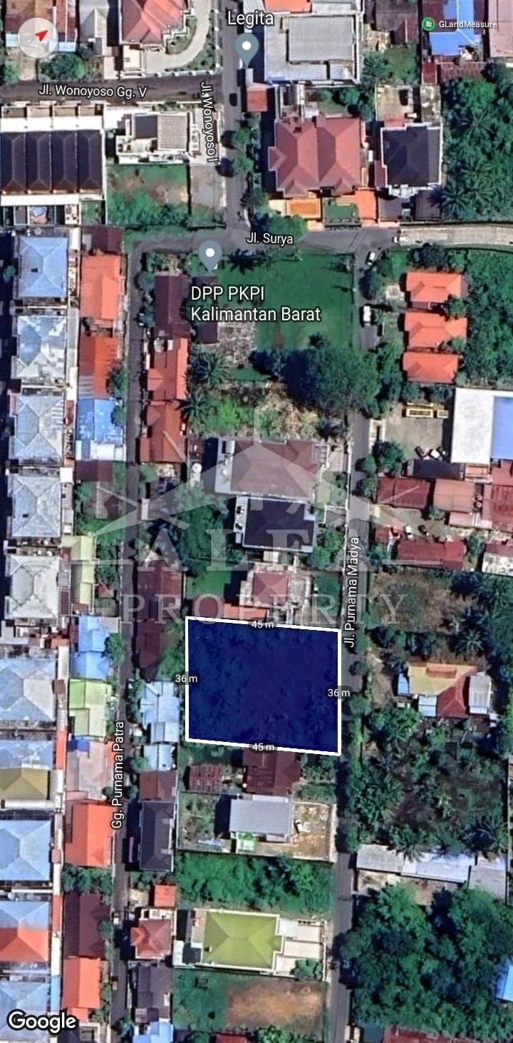 Dijual Tanah Purnama Madya Pontianak