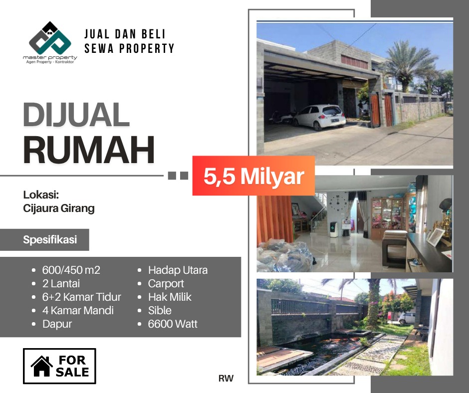 Rumah luas nyaman terawat di Cijaura Buahbatu Bandung strategis