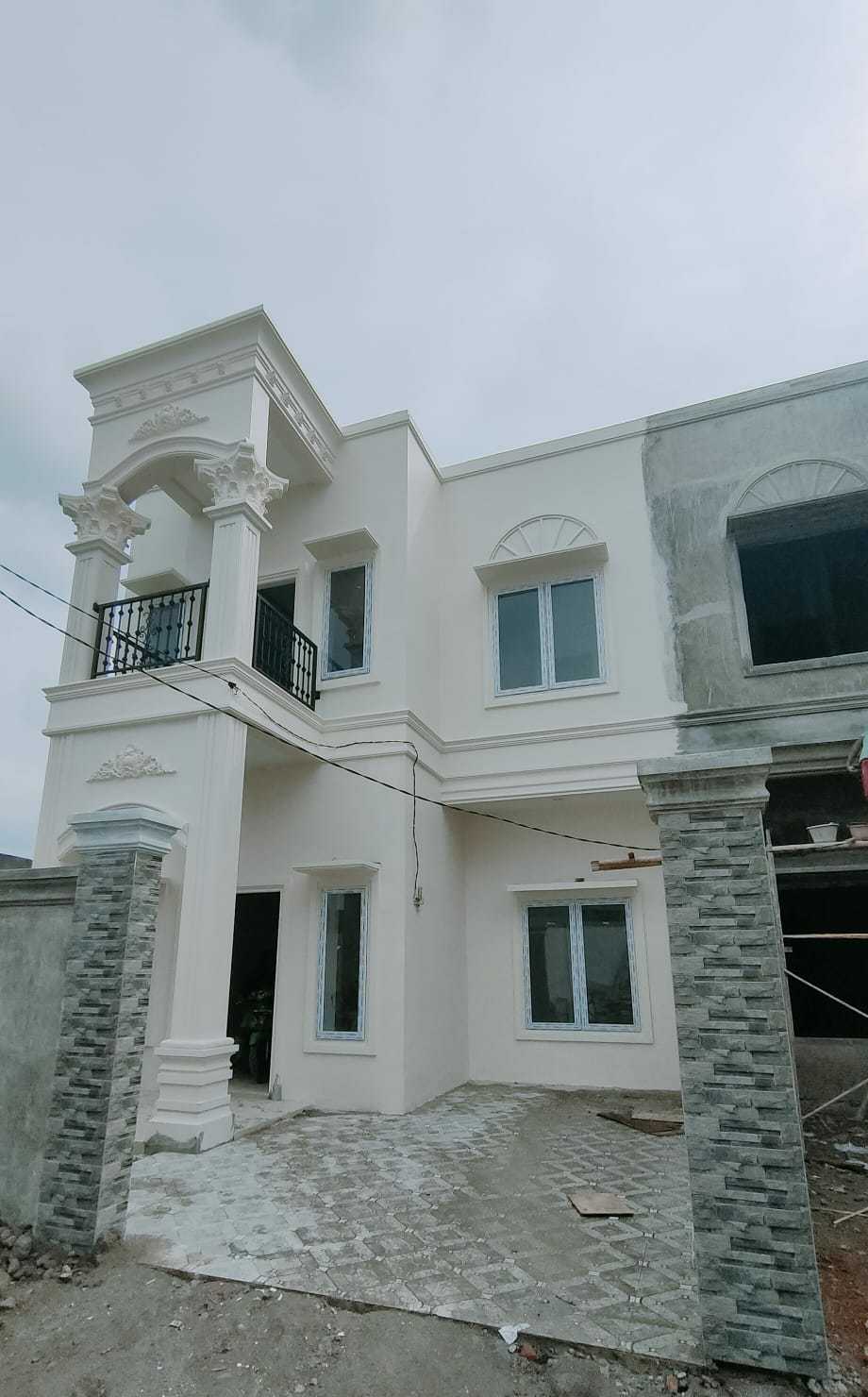 dijual rumah 2 lantai di jalan stm kawasan simpang limun