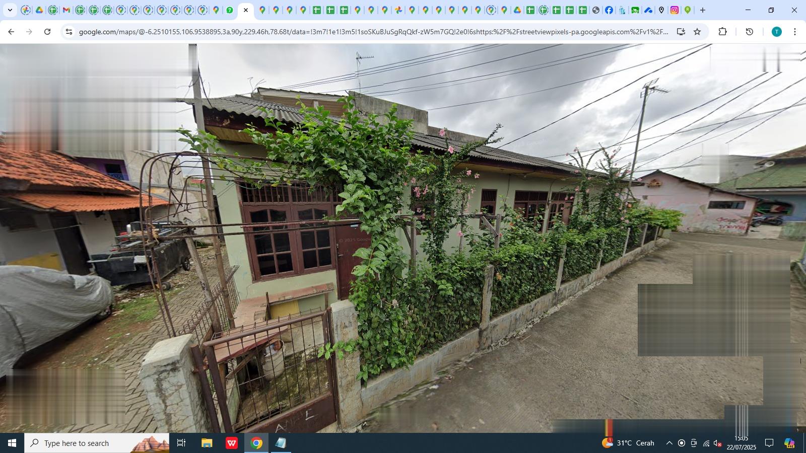 Dijual kontrakan 16 pintu di area Jatibening, Pondok Gede