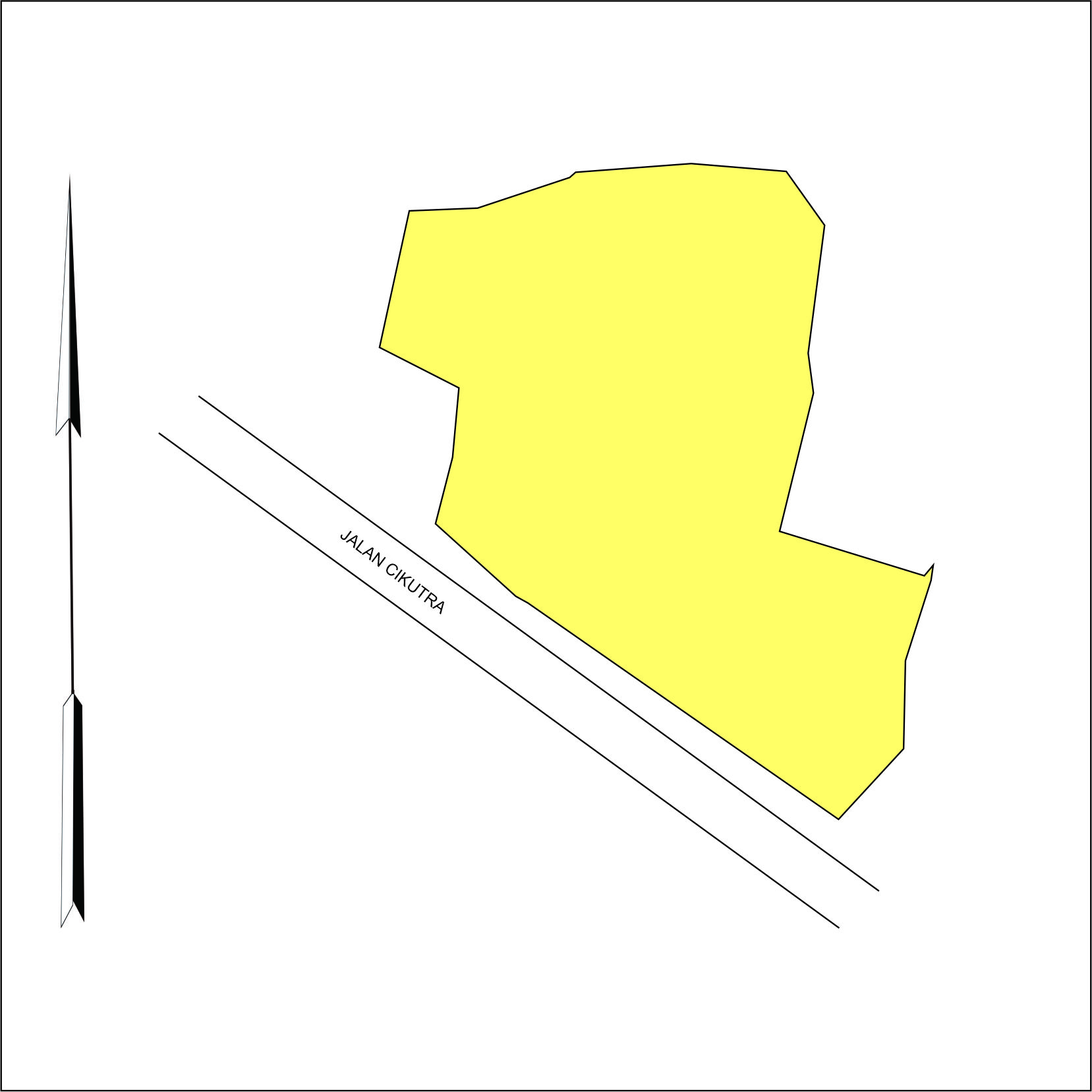 Tanah Utk Komersial Super Strategis di Jl. Cikutra Bandung