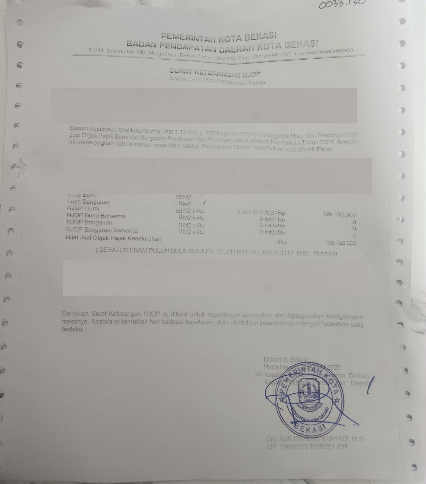 Dijual kontrakan 16 pintu di area Jatibening, Pondok Gede