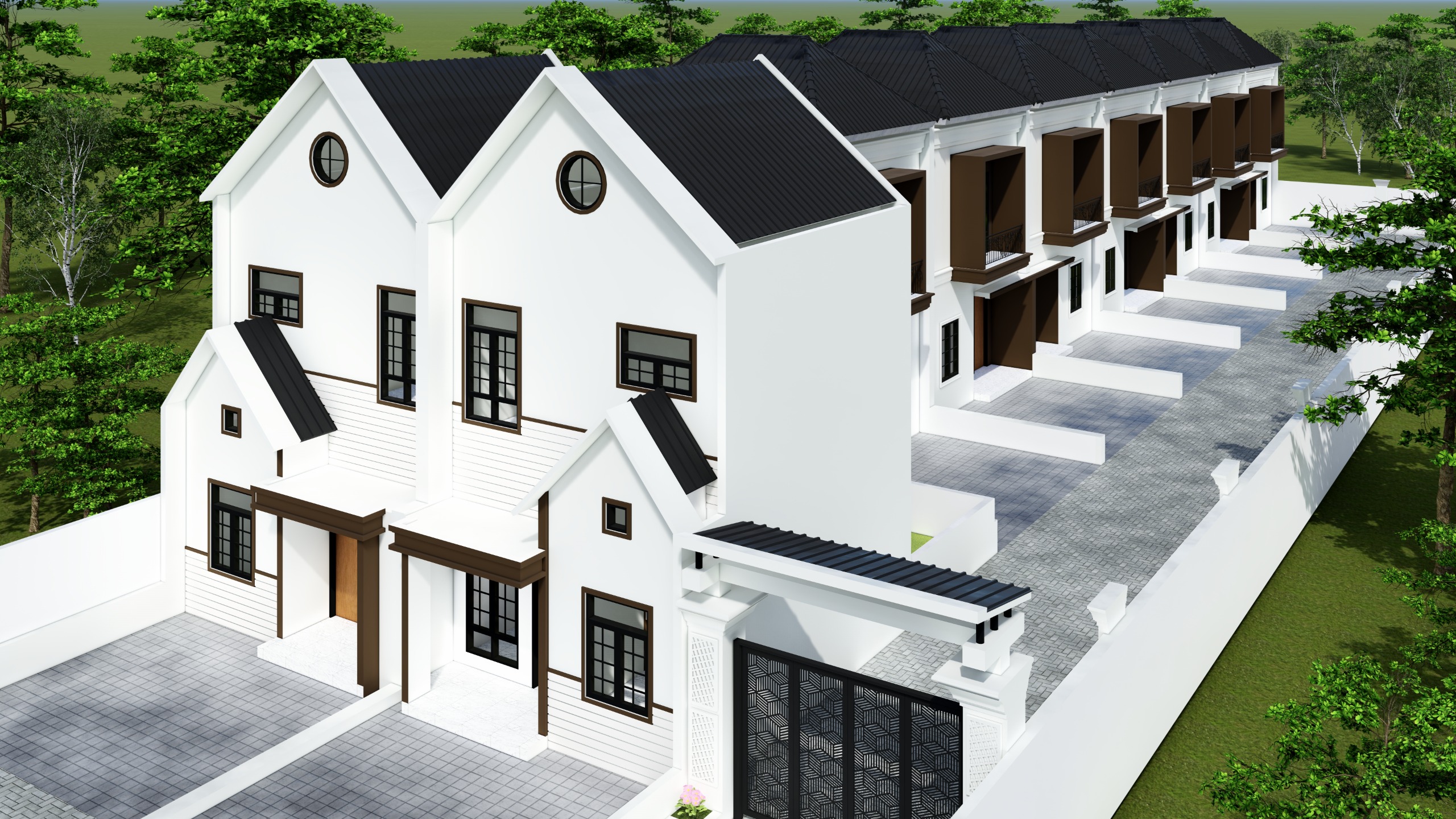 rumah baru 2 lantai dijual harga promo dimedan denai