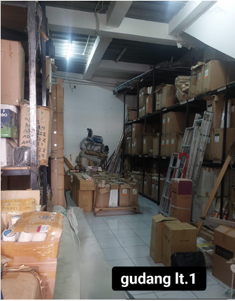 Dijual BU ruko Rawa Selatan, Johar Baru, Jakarta Pusat