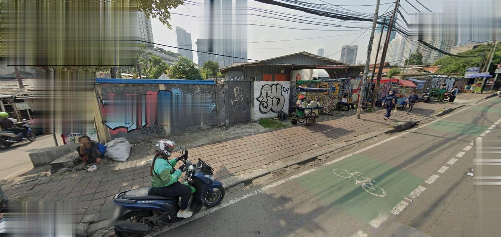 Disewakan tanah komersil di area Kebon Melati, Tanah Abang