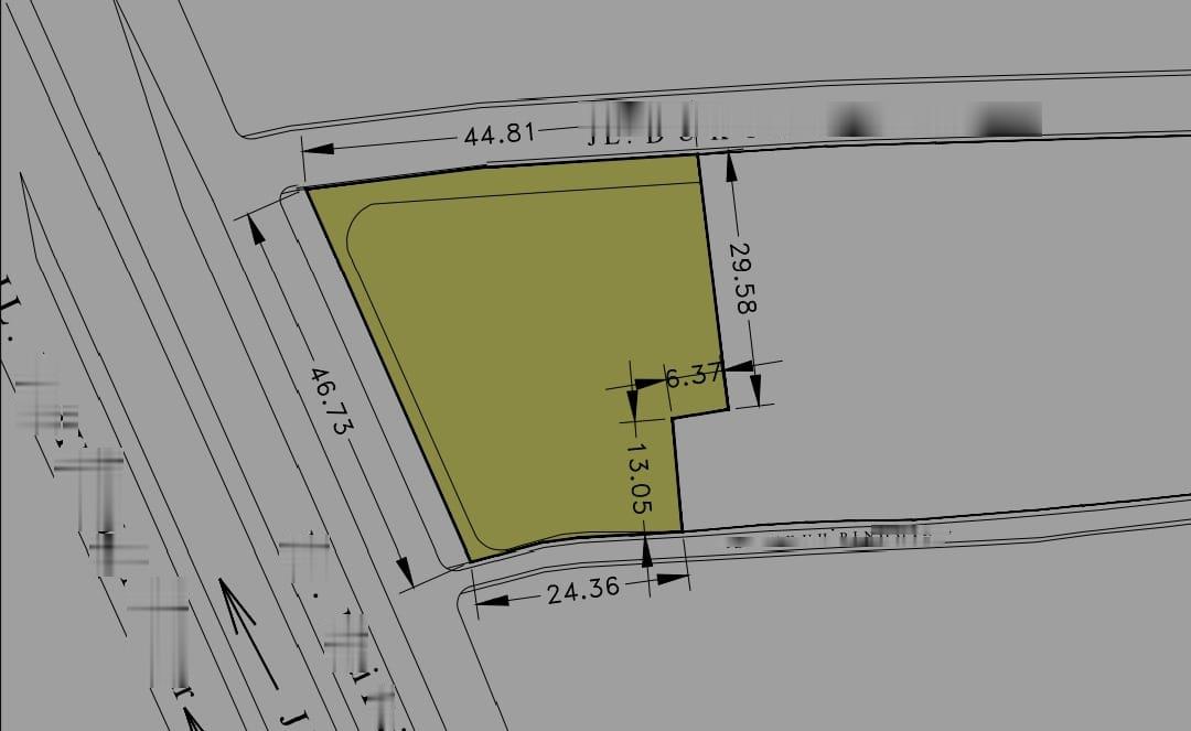 Disewakan tanah komersil di area Kebon Melati, Tanah Abang