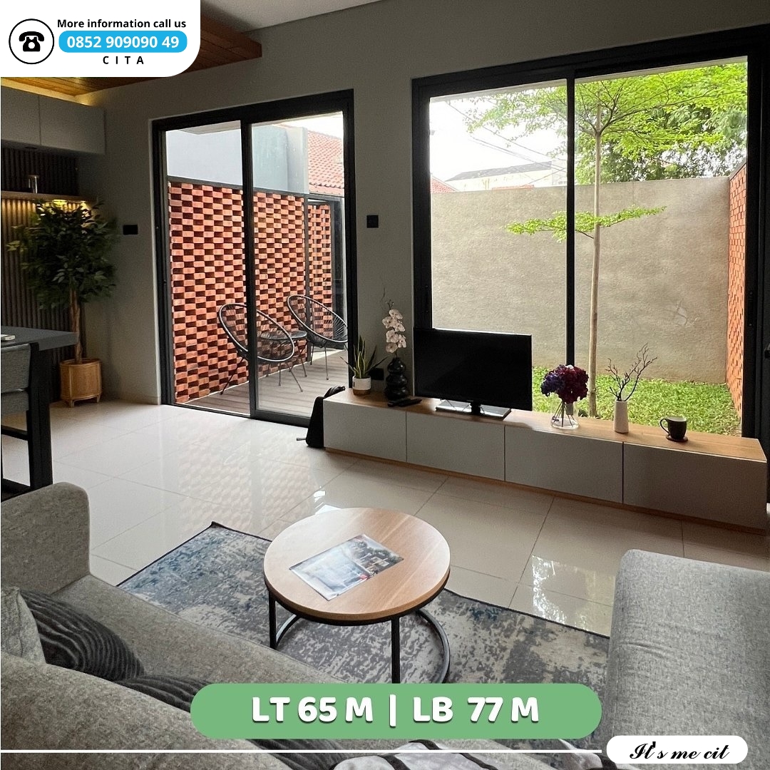Golden Triangle Location – Rumah Modern Tropis DP 30 Juta"