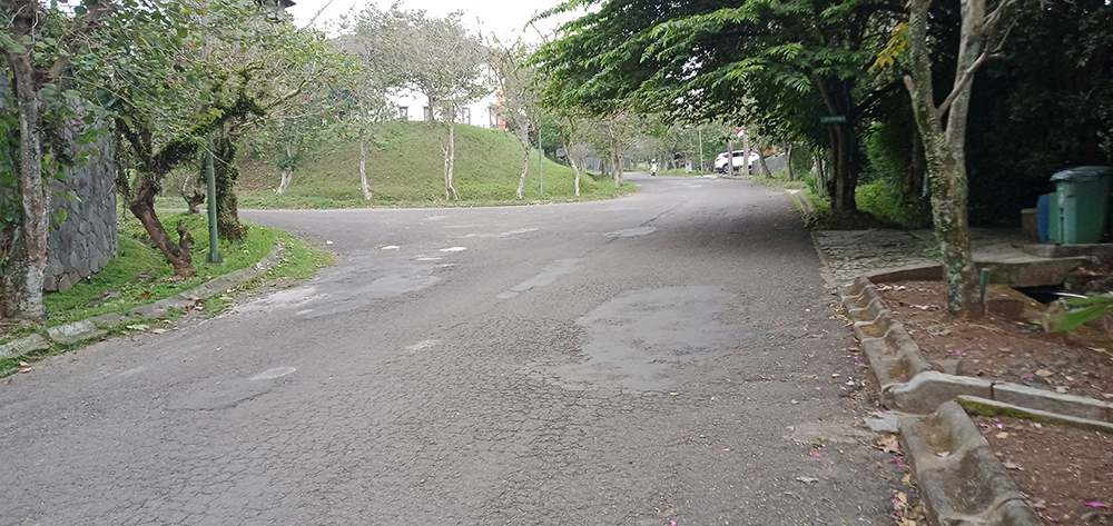 Kavling 530 m2 SHM Muka 14 meter di Resort Dago Pakar Bandung