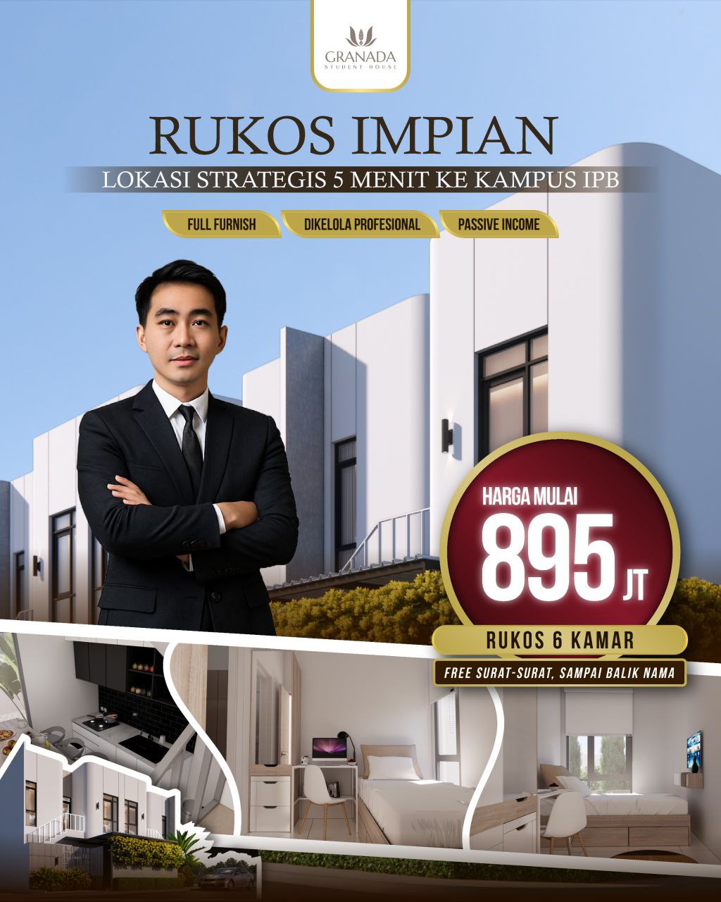 Peluang Emas dari Aset Kos Dekat IPB