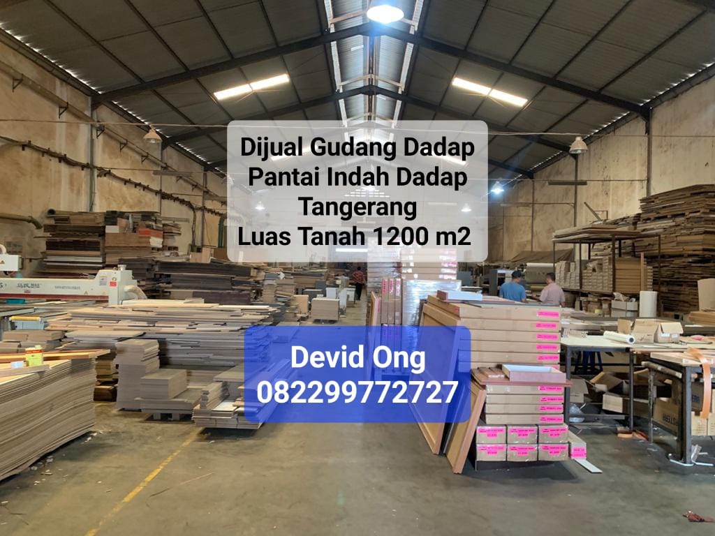 Dijual Gudang di Pantai Indah Dadap, Tangerang