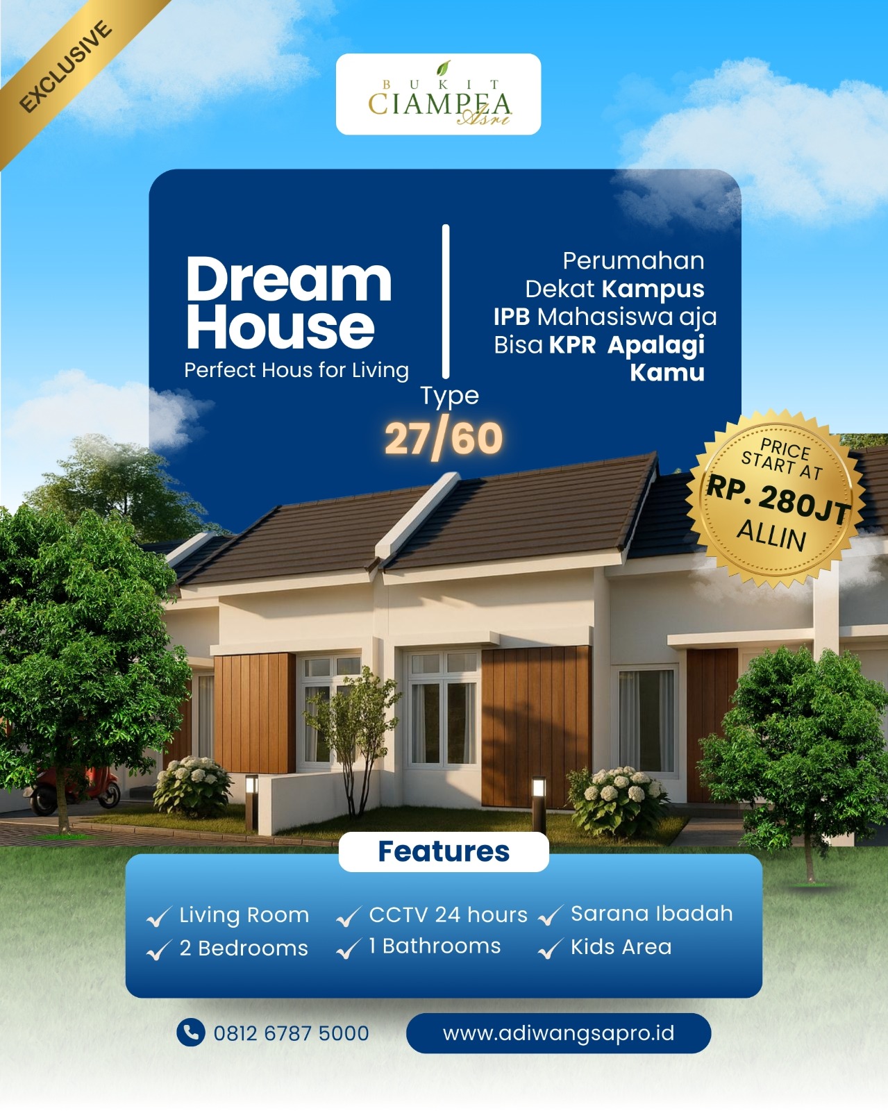 Bukit Ciampea Asri Perumahan Murah Di Bogor Tanpa Dp Angsuran 1J