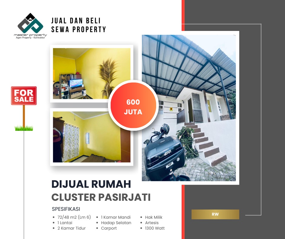 Rumah minimalis lingkungan sejuk nyaman aman di Pasirjati