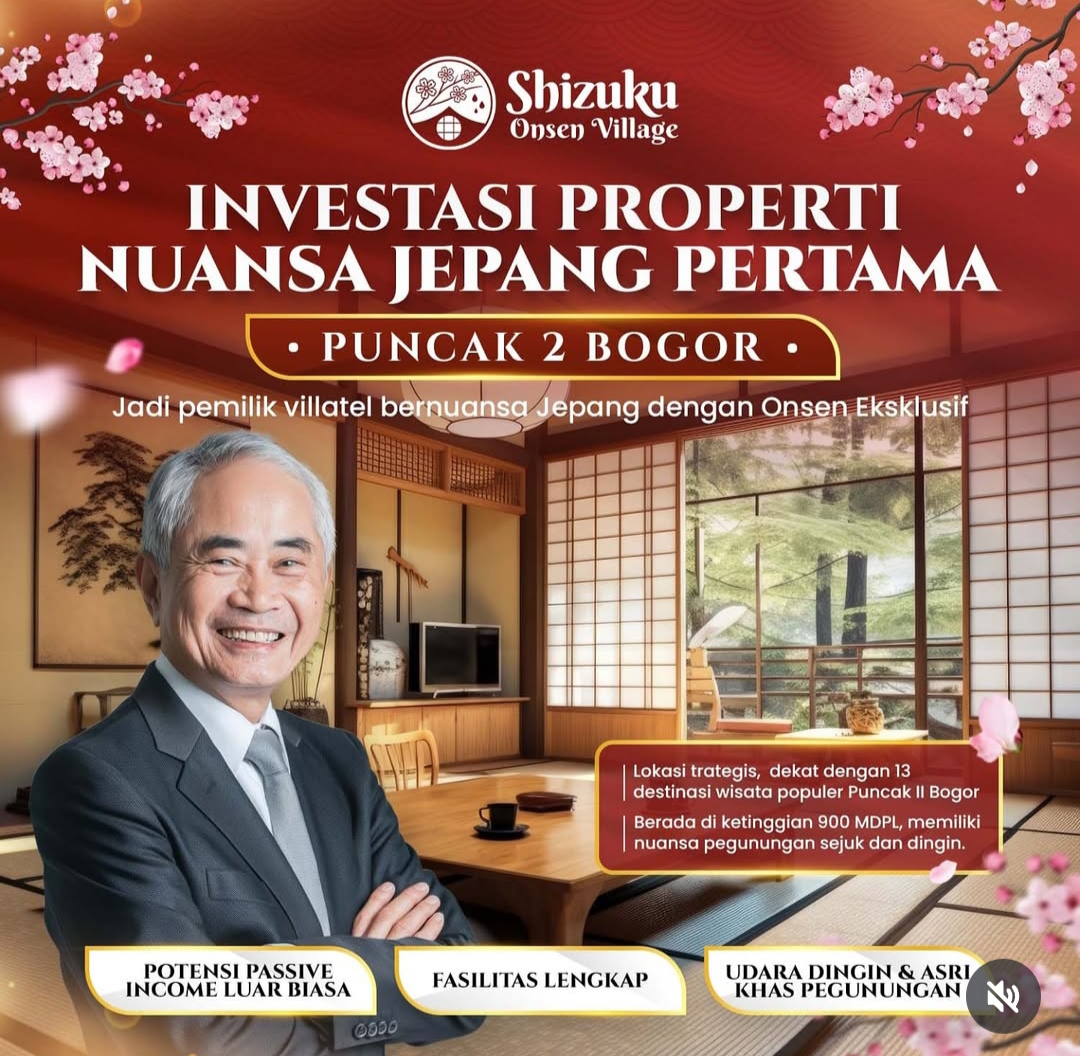Investasi Villa Premium Nuansa Jepang di Bogor