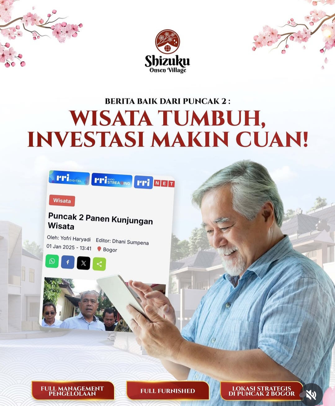 Investasi Villa Premium Nuansa Jepang di Bogor