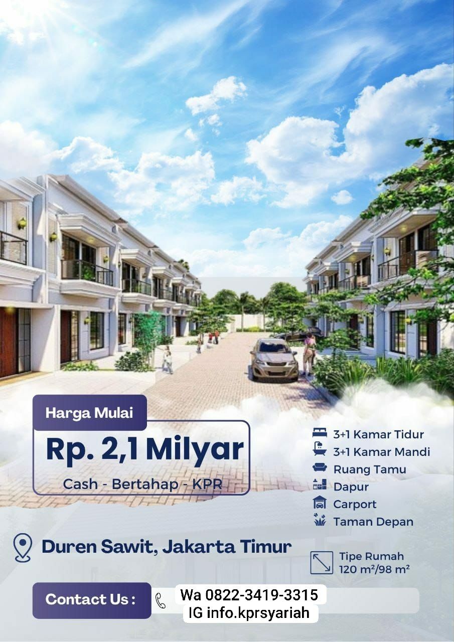 Hunian american Classic living di jantung Duren Sawit Jakarta Ti
