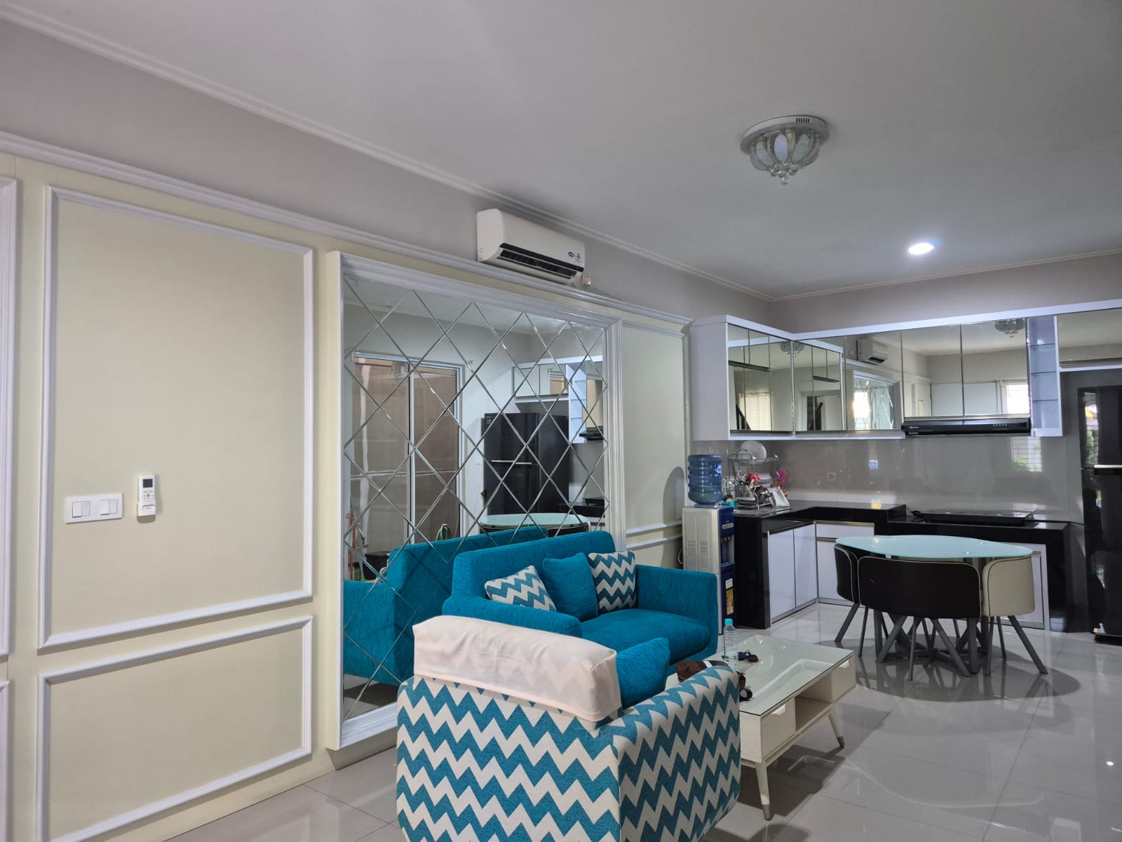 Disewa rumah baru furnished di Sedayu City Kelapa Gading