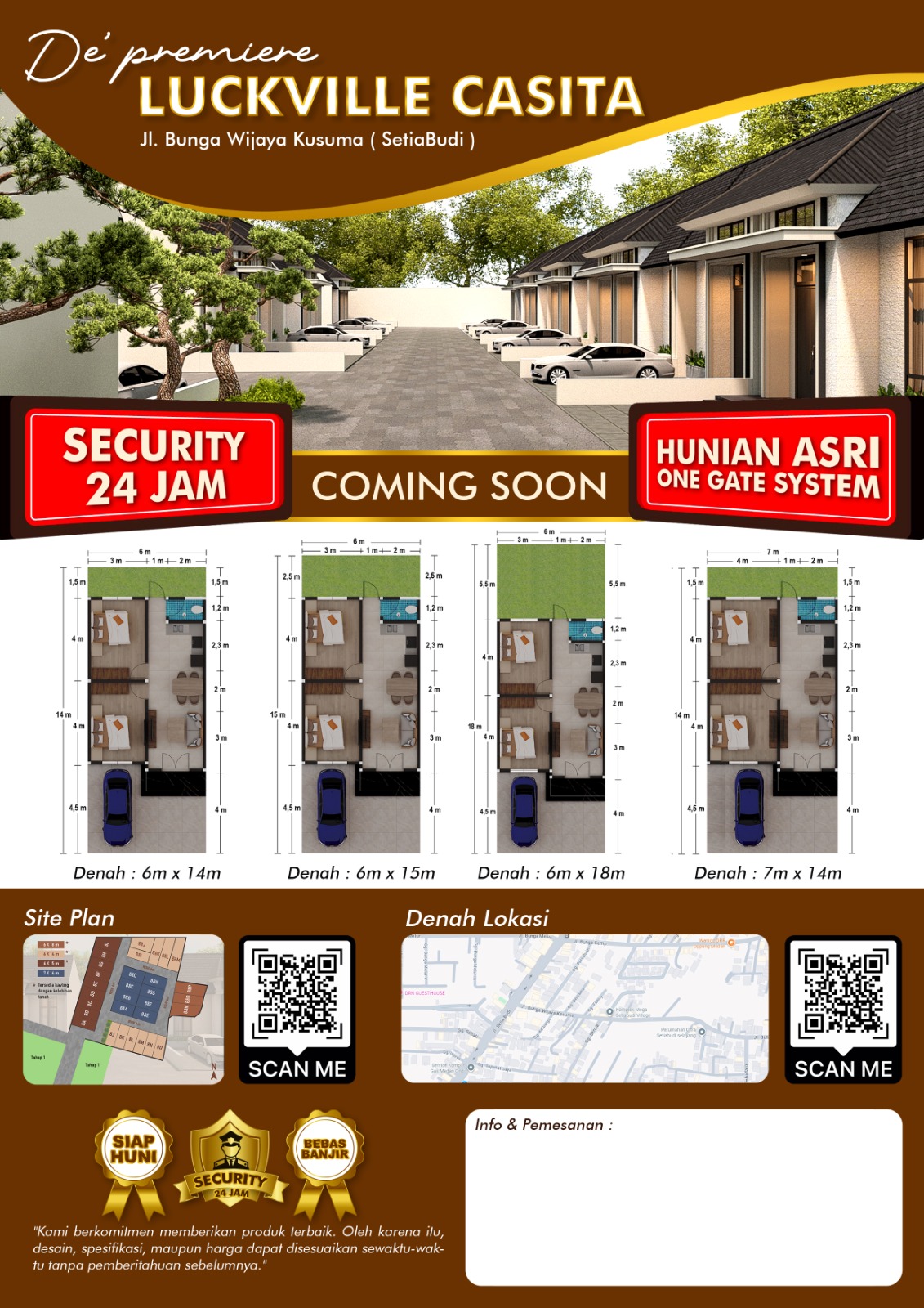 Rumah baru dan mewah disetiabudi dijual murah