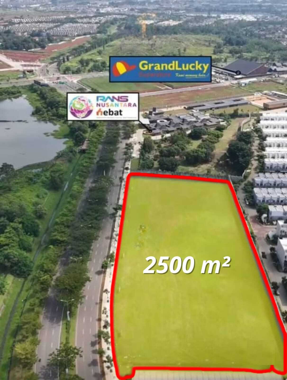 Dijual Kavling Komersial Tabebuya Jln BSD Raya Pusat, BSD City