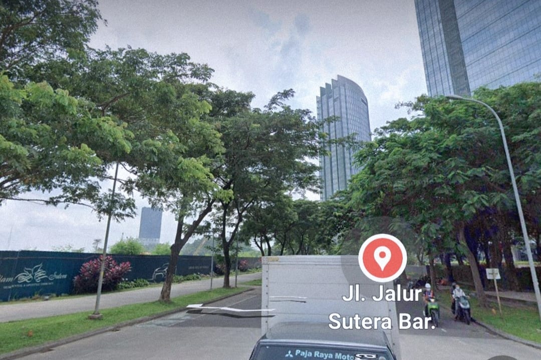 Disewakan Kavling Komersial di Jalur Sutera Barat, Tangerang