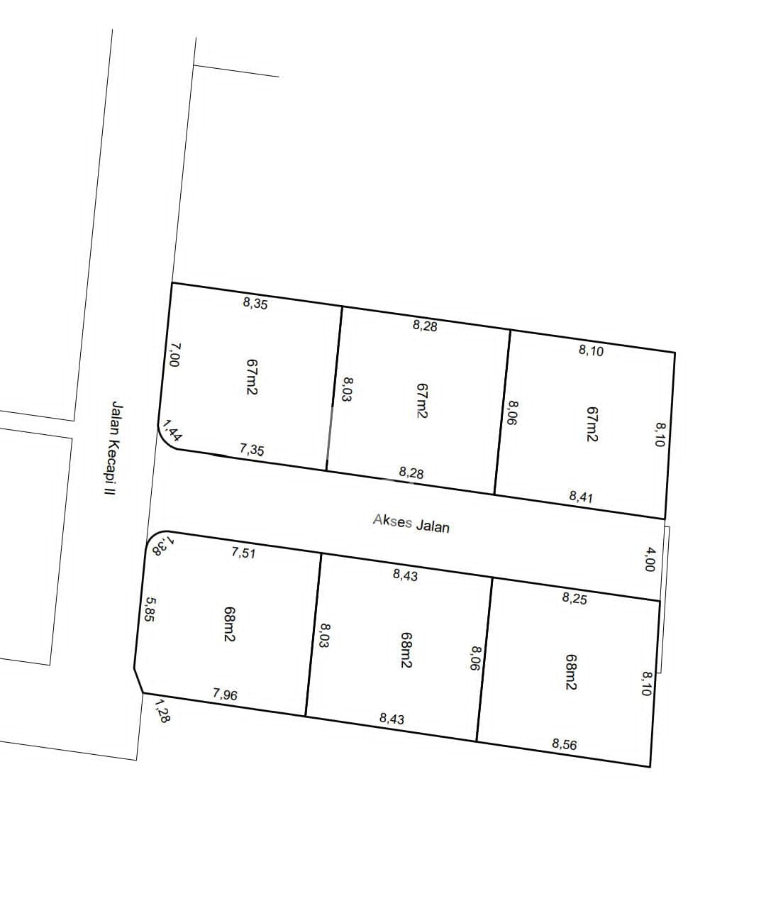 Dijual rumah cluster baru developer 50% on progress di Jagakarsa