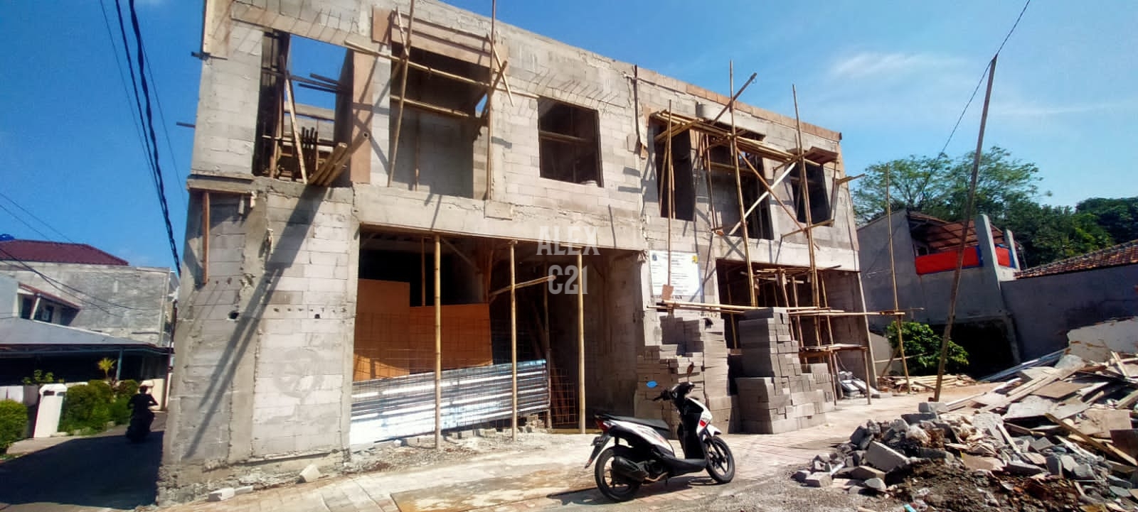 Dijual rumah cluster baru developer 50% on progress di Jagakarsa