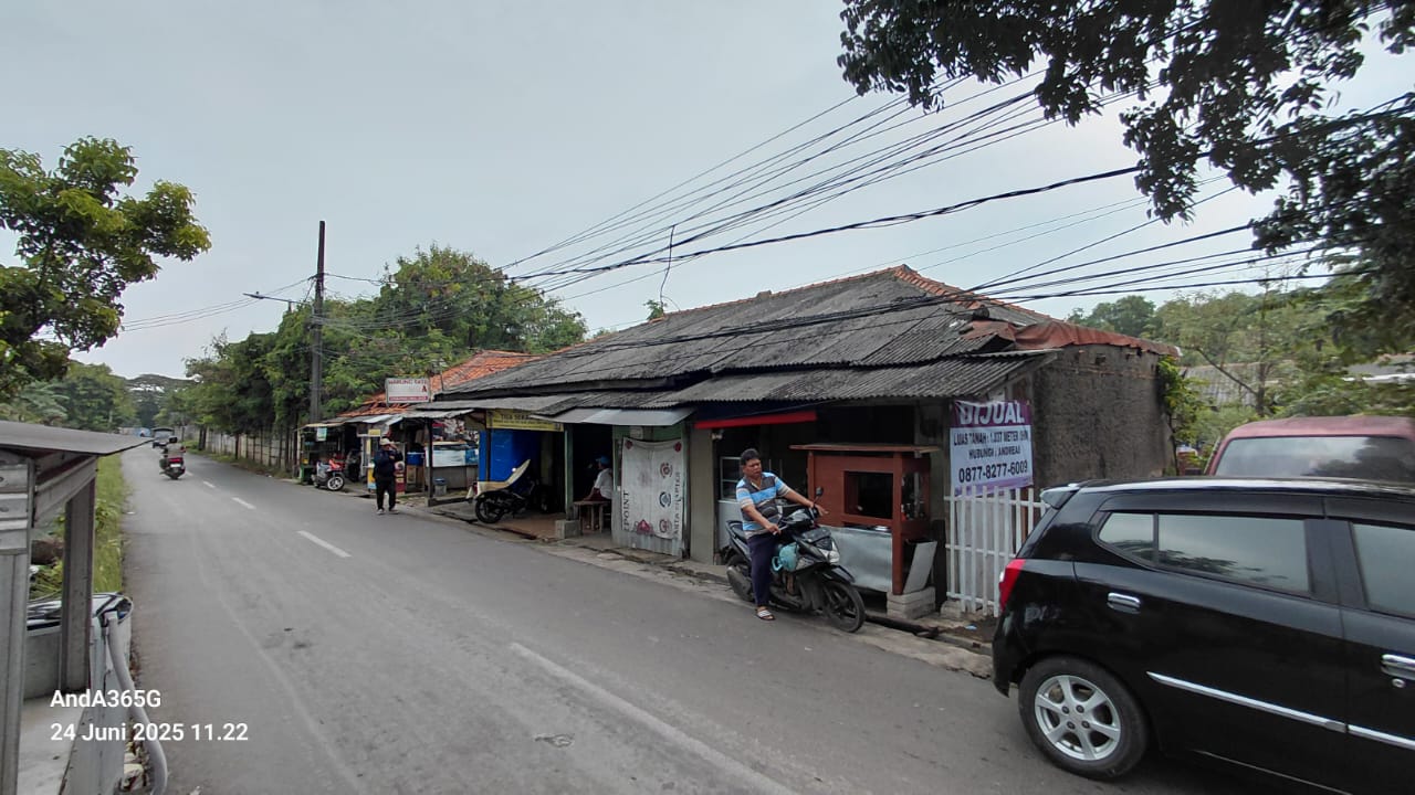 Dijual tanah ada bangunan cocok untuk investasi nempel JGC
