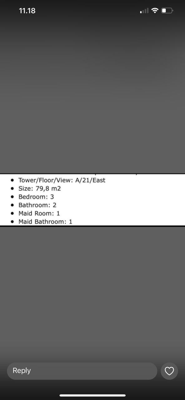 Dijual Apartment The Lavande Daerah Dr Sopomo Tebet, JakSel