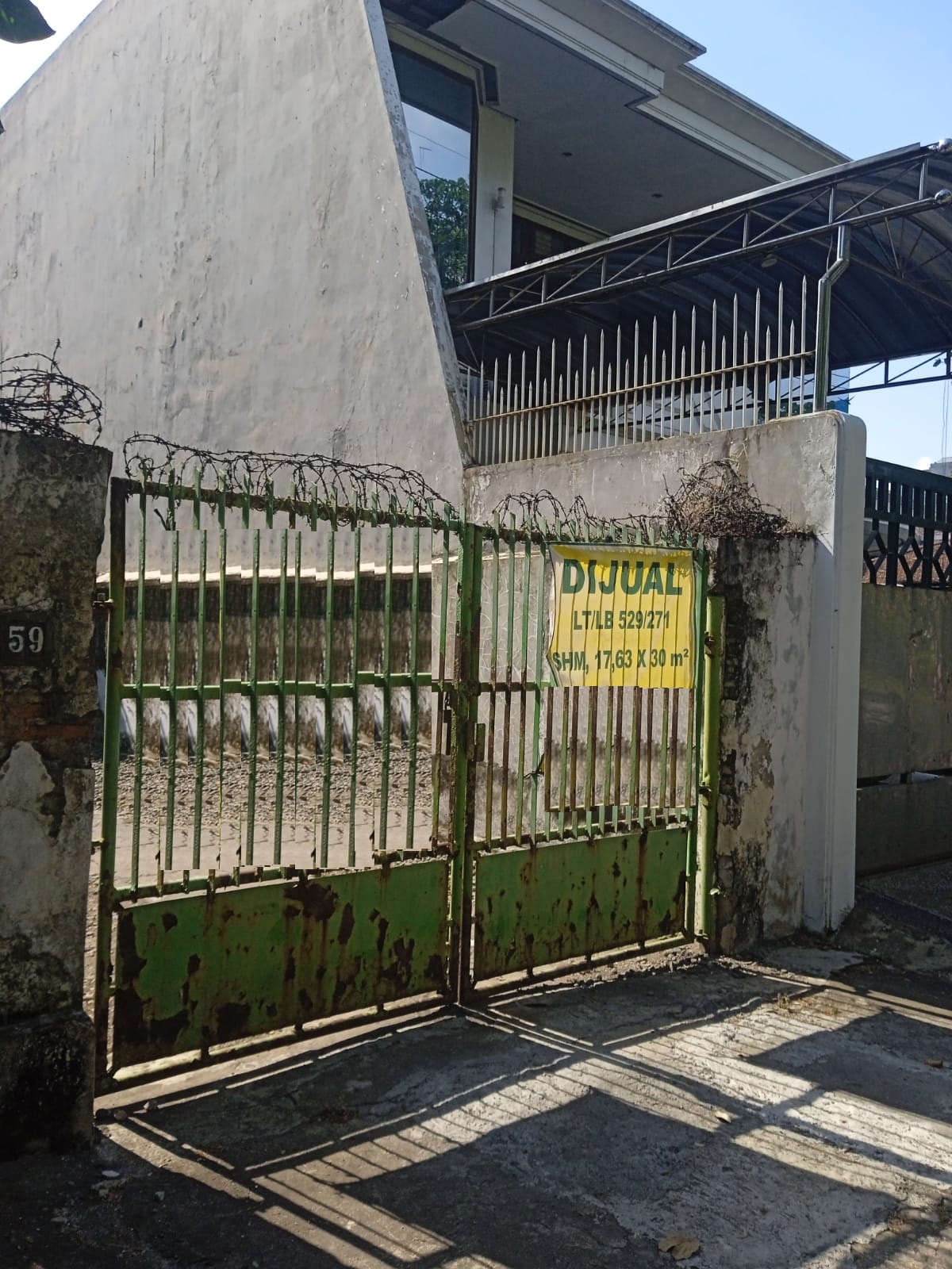 rumah dijual jaksa agung suprapto surabaya