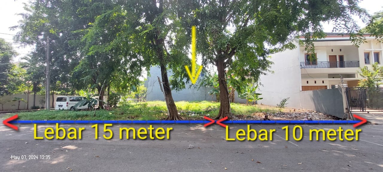 Dijual kavling siap bangun 3unit di Harapan Indah Cluster Aster