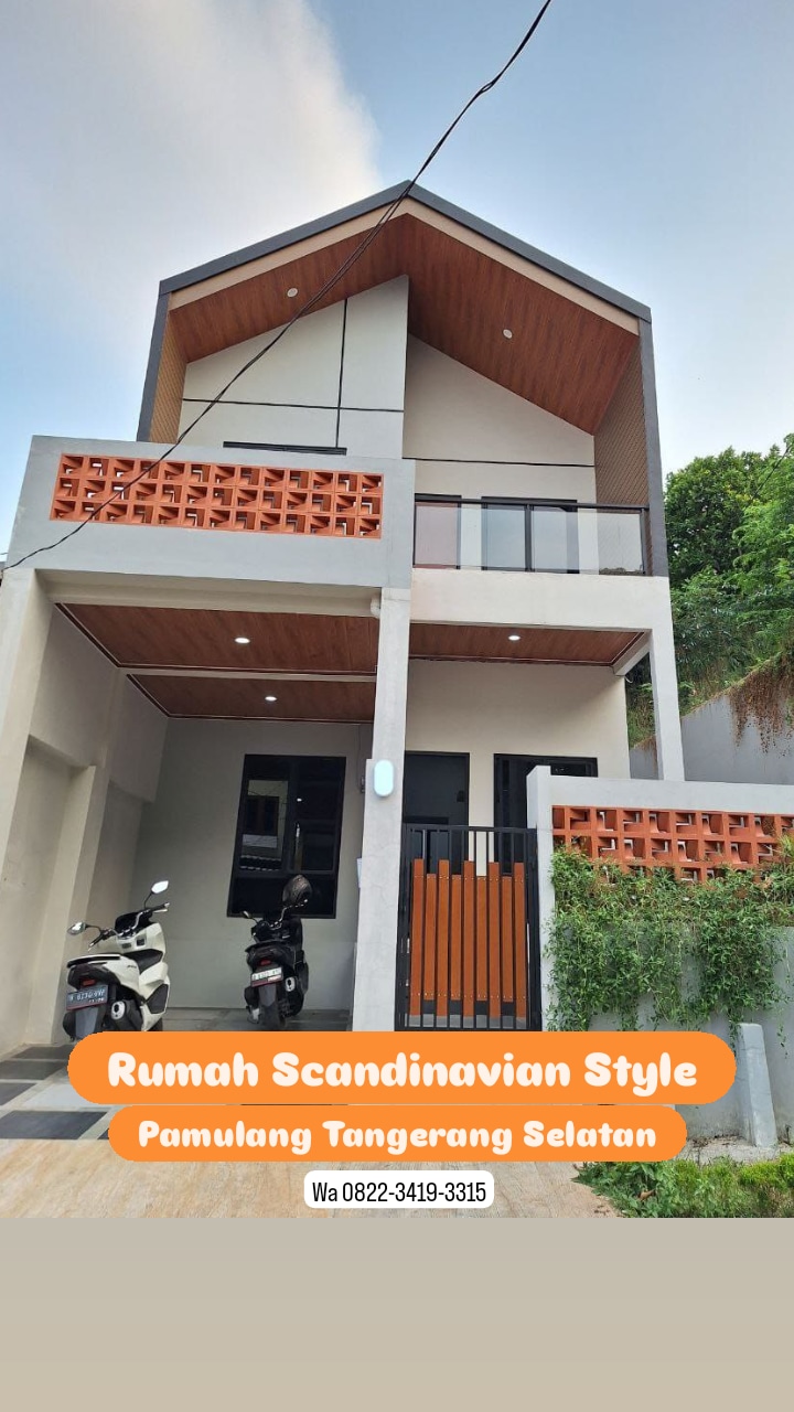 Rumah Scandinavian Style di Pamulang Tangerang Selatan