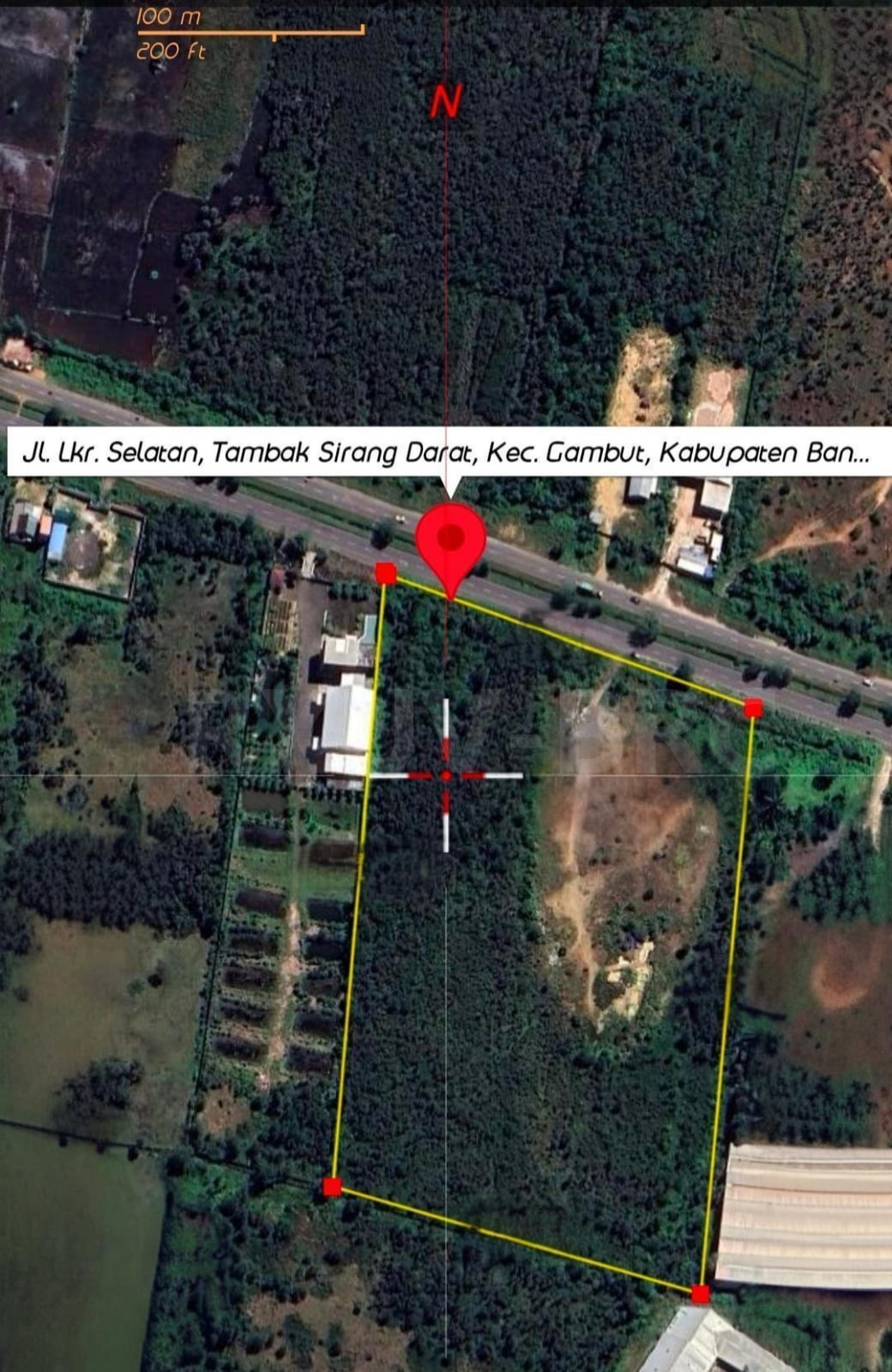 DIJUAL Lahan Industri Luas di Jl Gubernur Soebardjo, Banjarmasin