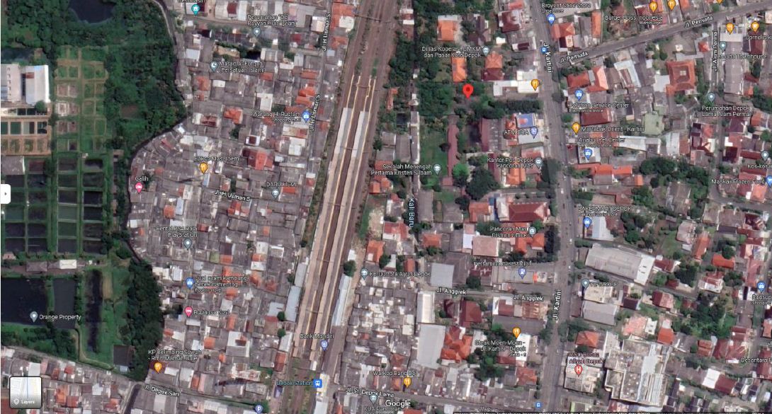 Jual rumah DEPOK Jl. Kartini, Pancoran Mas, Depok