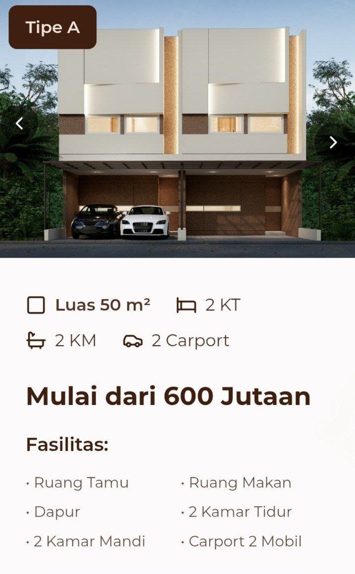 Rumah 2lantai di Limo dekat stasiun Depok
