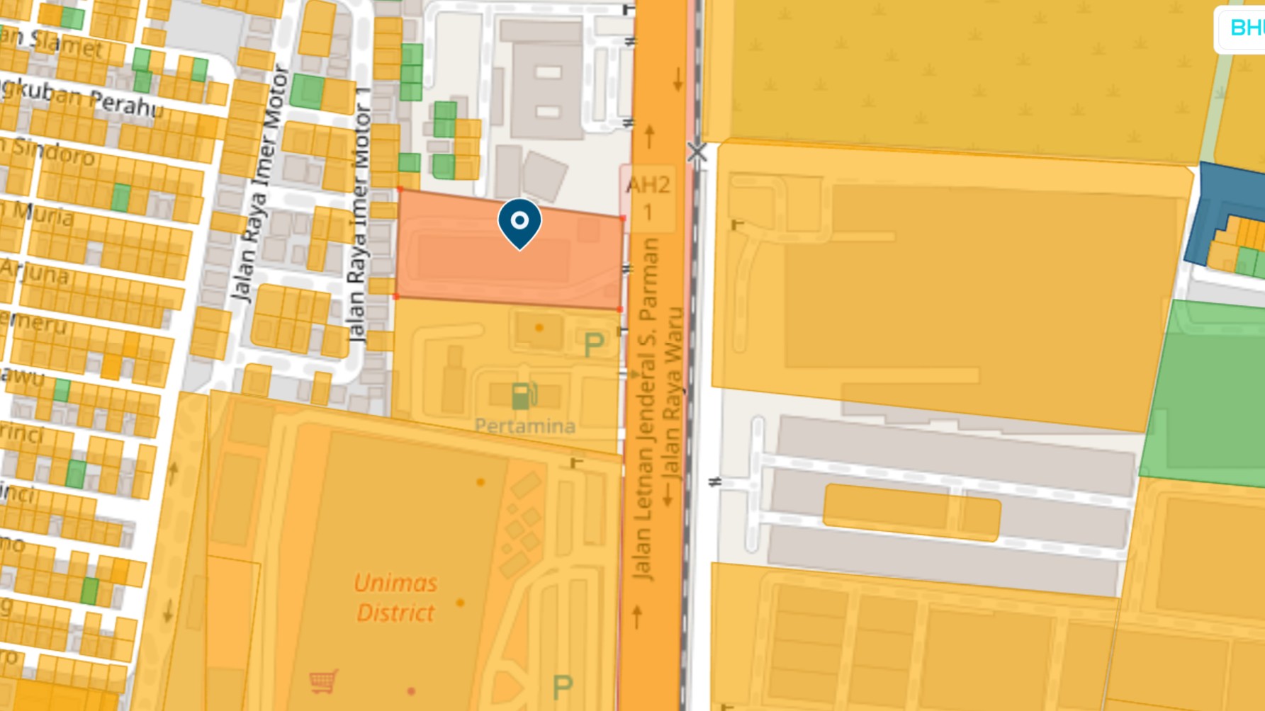 Tanah Komersial Strategis Raya Waru Cocok Untuk Segala Usaha