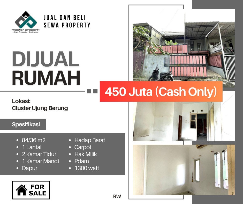 Rumah murah 400 jutaan di Cluster Ujungberung CASH ONLY