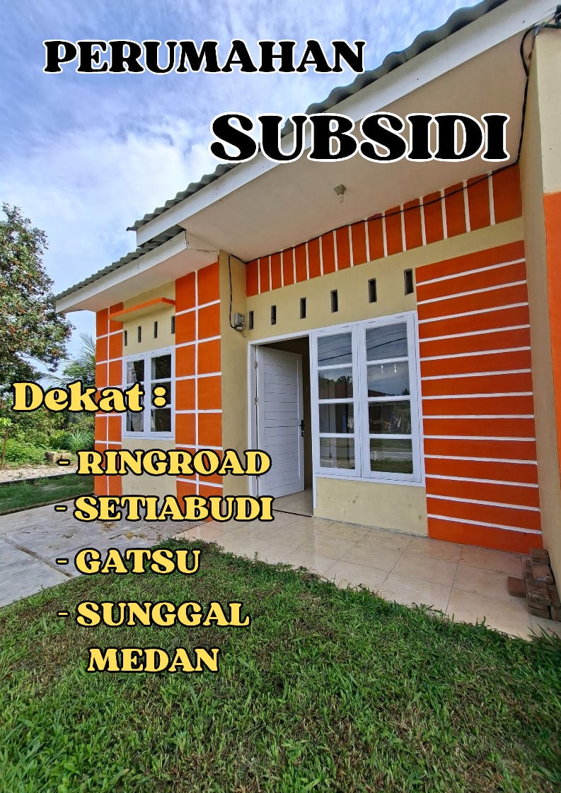 Rumah subsidi baru promo DP 1 jt di sei mencirim