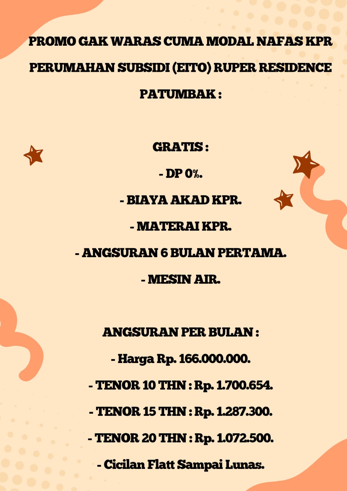 Rumah subsidi terbaru dipatumbak promo DP 0 %