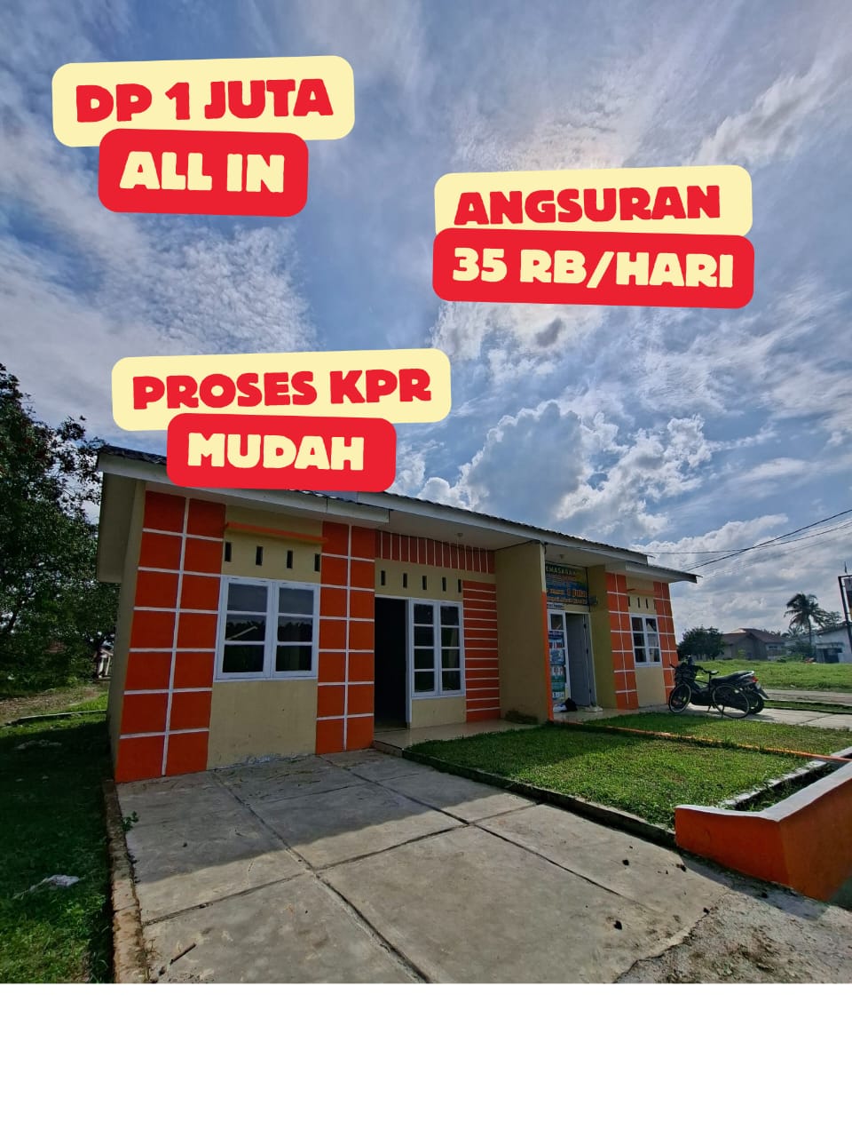 Rumah subsidi baru promo DP 1 jt di sei mencirim