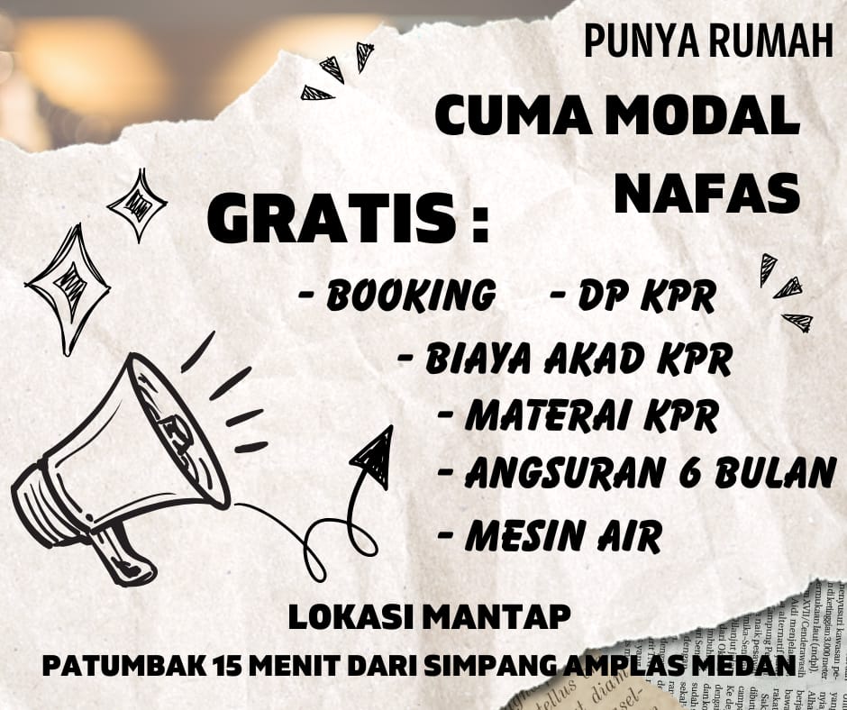 Rumah subsidi terbaru dipatumbak promo DP 0 %