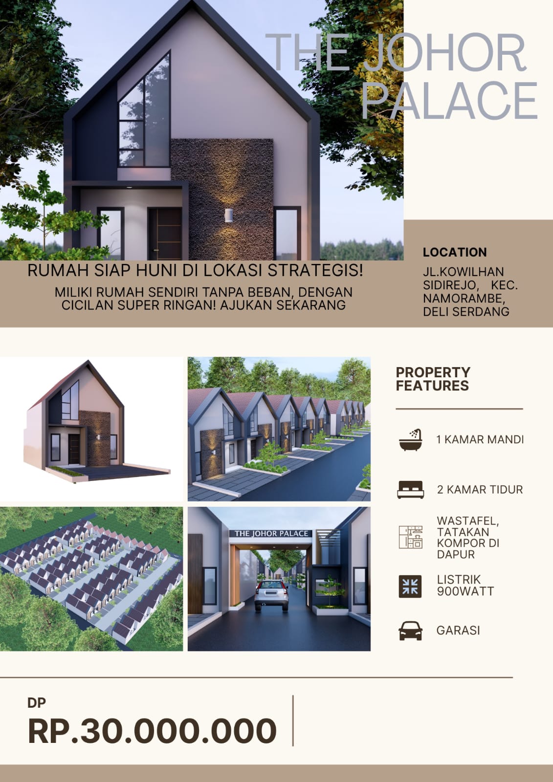 Rumah subsidi terbaru dan terbaik dikawasan johor