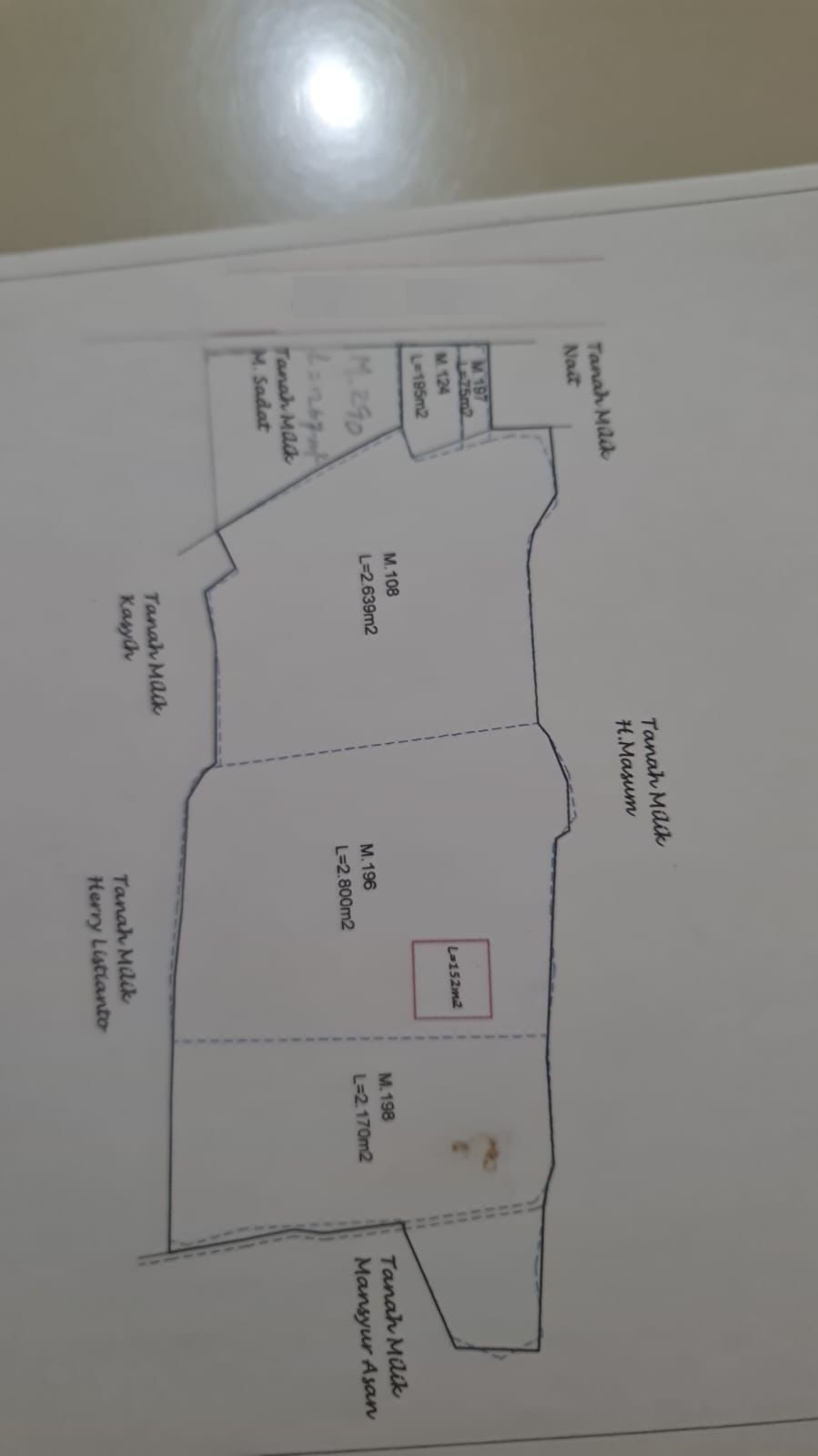 Jual cepat tanah kosong luas di Raya Bojongsari, Bojongbaru