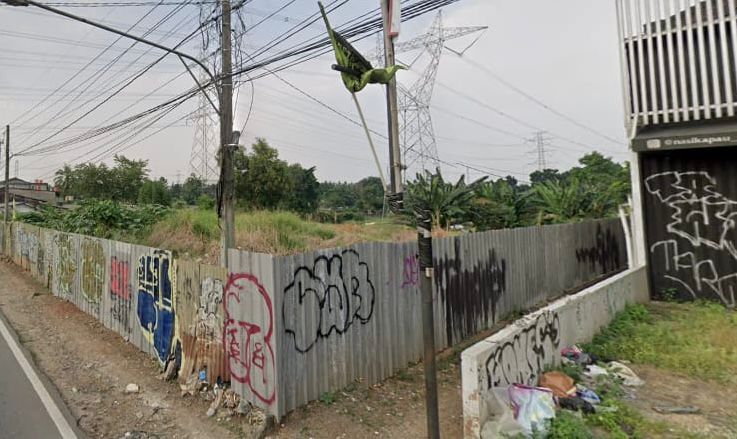 Jual cepat tanah kosong luas di Raya Bojongsari, Bojongbaru