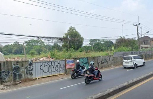 Jual cepat tanah kosong luas di Raya Bojongsari, Bojongbaru