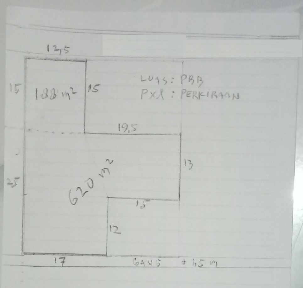 Jual cepat tanah hunian di Kebon Nanas, Cipinang Selatan
