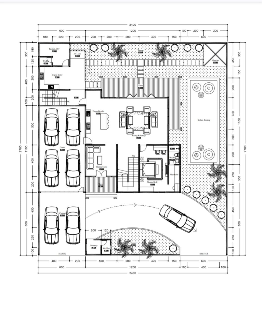 Luxury House with minipool at Jati Padang Jakarta Selatan