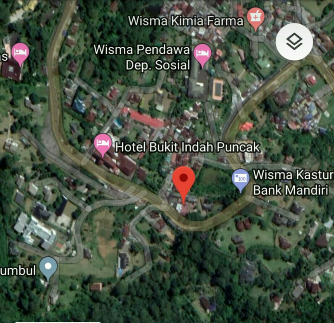 Dijual Villa di Jl. Raya Puncak - Gadog, Ciloto, Cipanas, Puncak