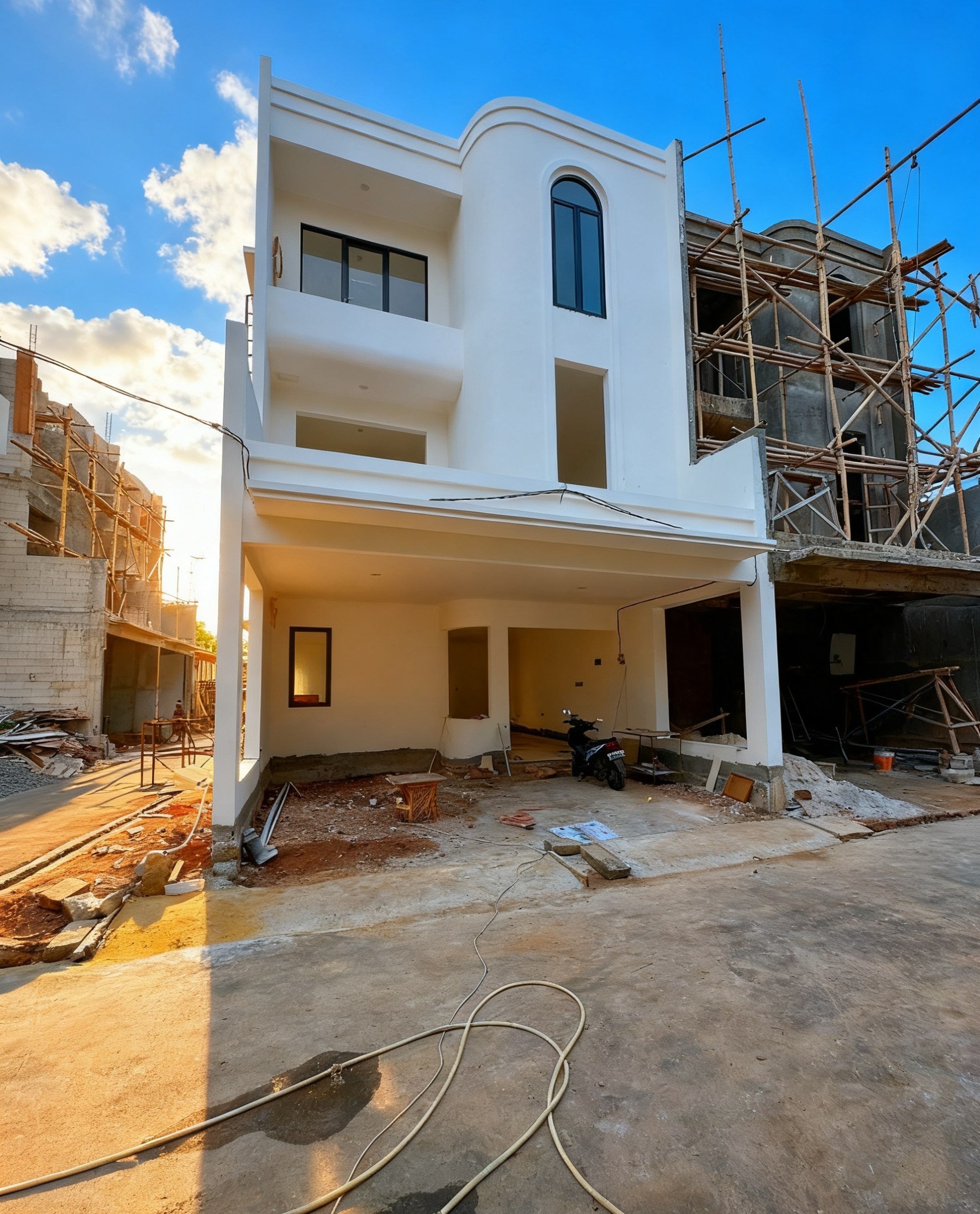 Rumah mewah industrial futuristik Pondok Kelapa Jakarta Timur