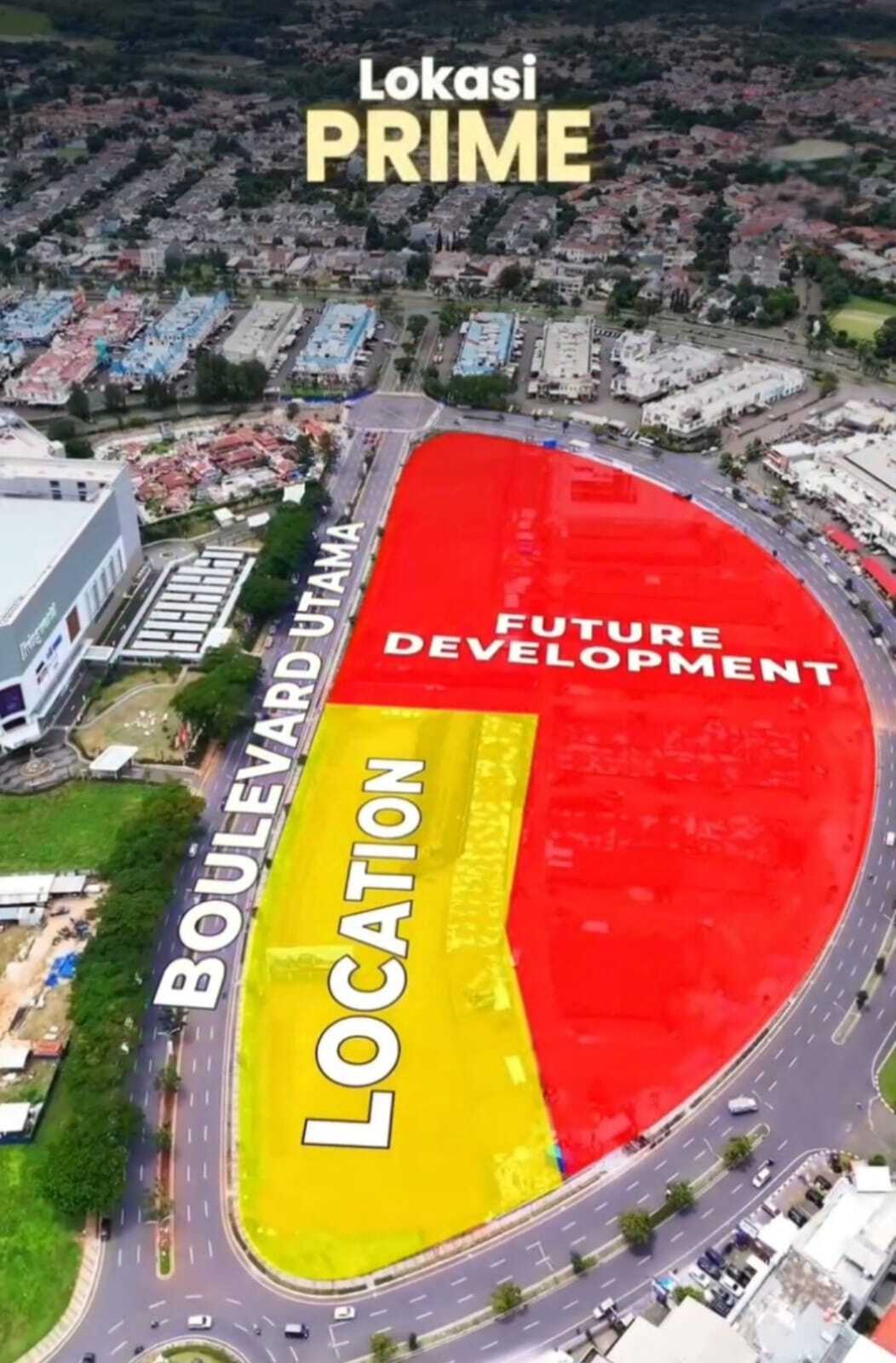 Dijual Kavling Komersial North Square District, CIbubur